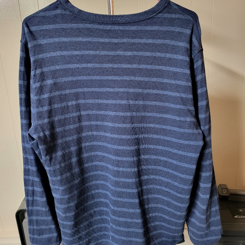 Tommy Hilfiger Large Blue Striped Sweater